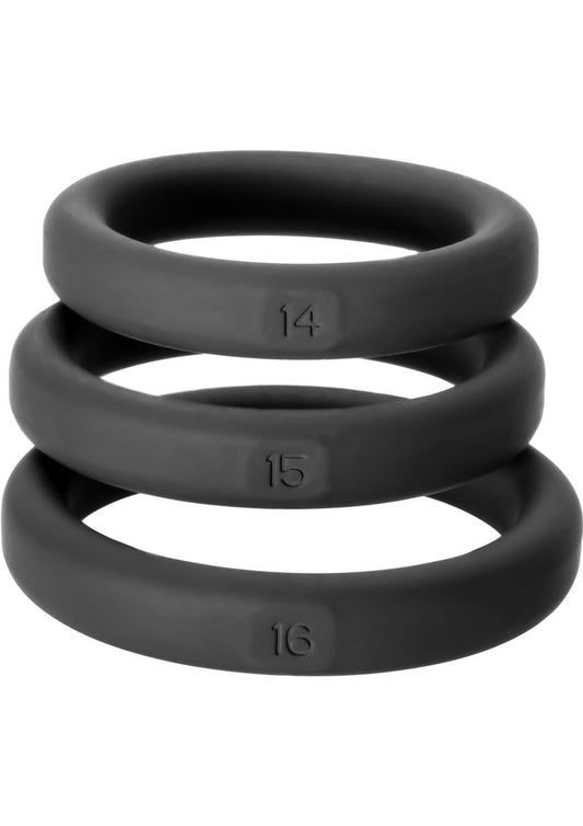 Perfect Fit Xact Fit Silicone Ring Kit 3 Premium Rings