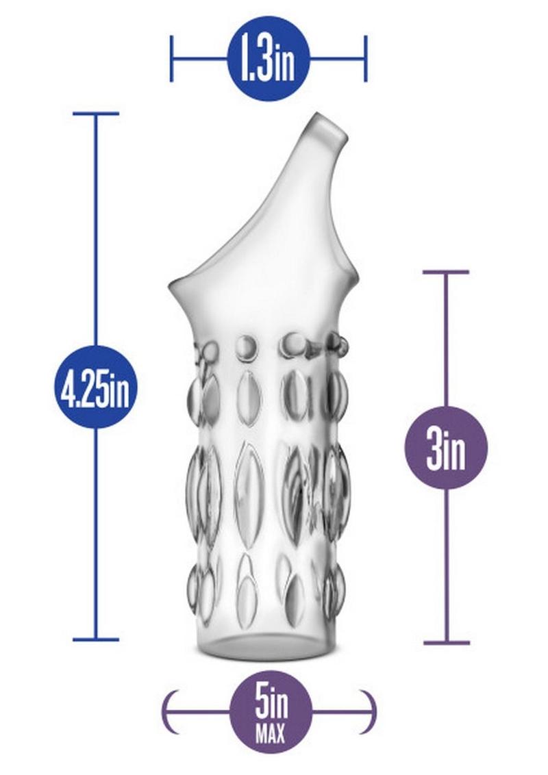 Performance Studded Sleeve Ring Clear Penis Sleeve