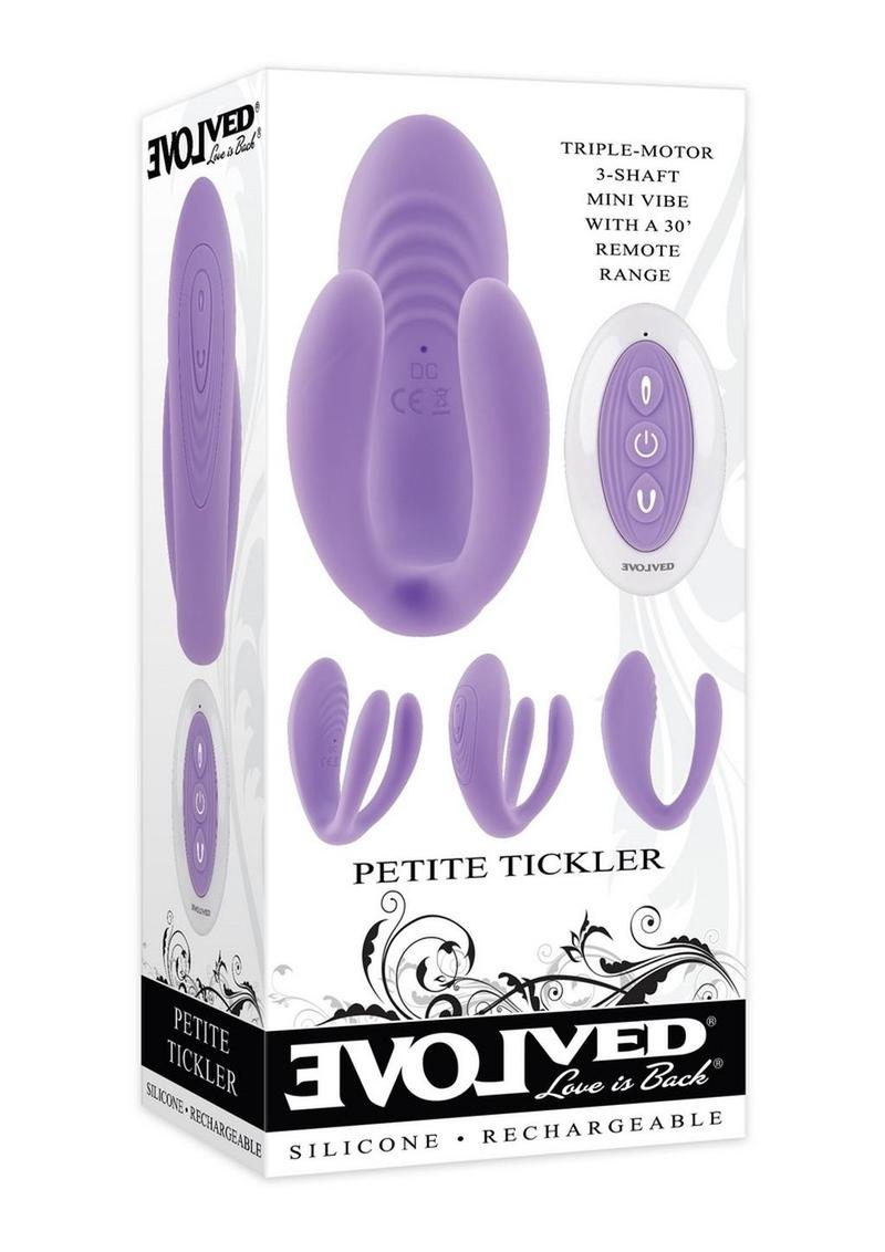 Petite Tickler Silicone Triple-Motor 3-Shaft Mini Vibe Vibrators