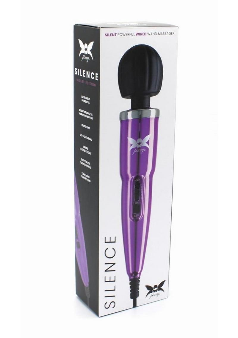 Pixey Silence Rechargeable Body Wand With Violet Edition