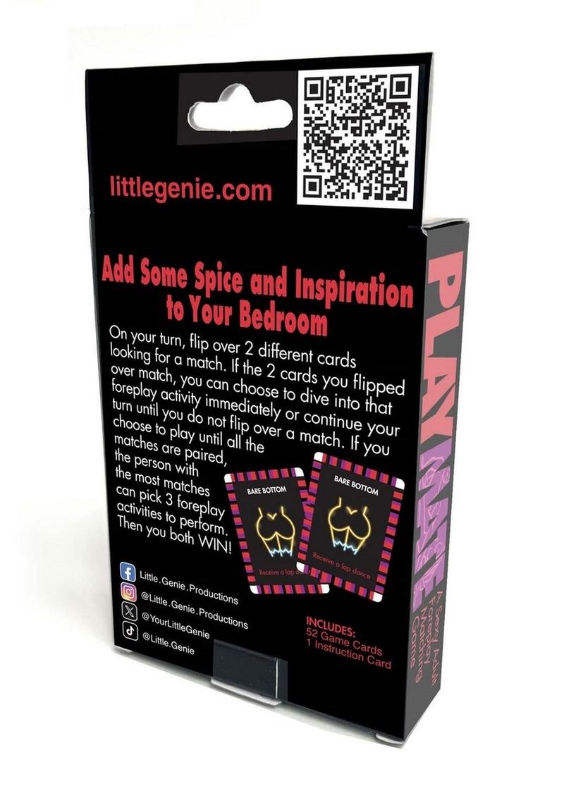 PlayMate Neon Foreplay Matching Card Set