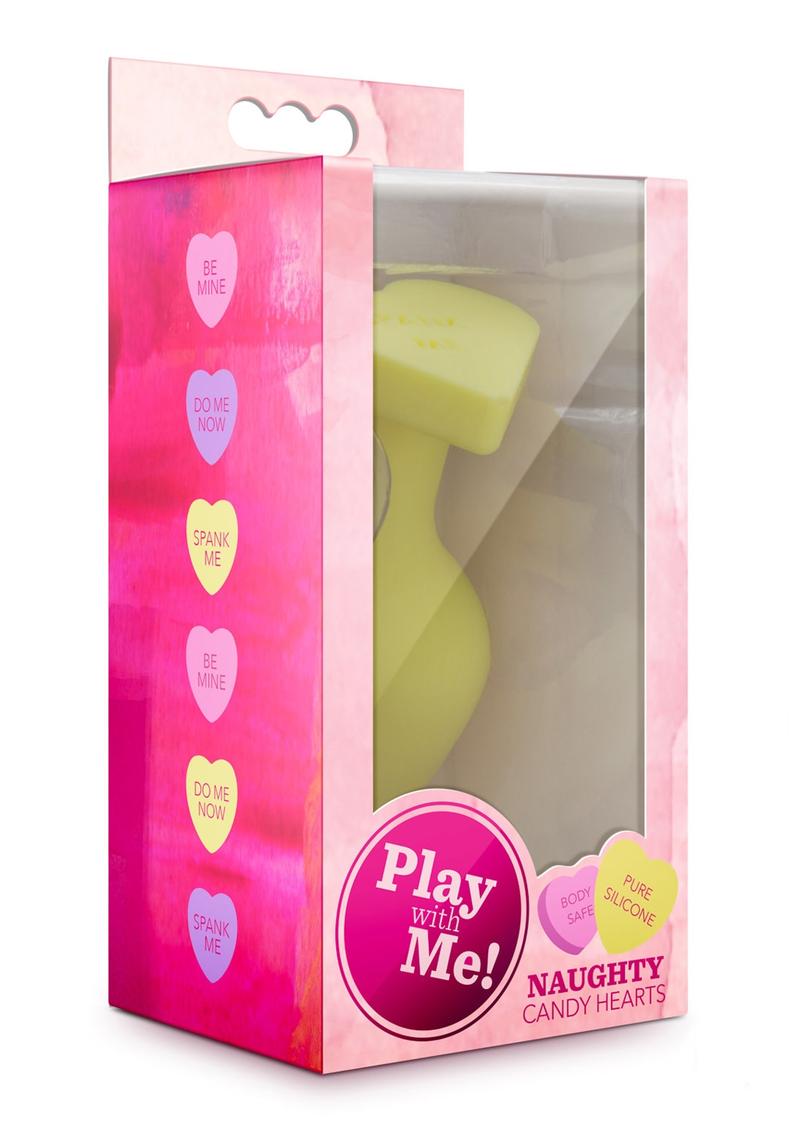 Play With Me Naughty Candy Hearts Spank Butt Plug