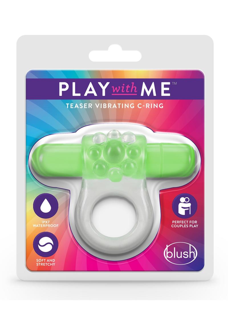 Play With Me Teaser Vibrating C Ring IPX7 Waterproof