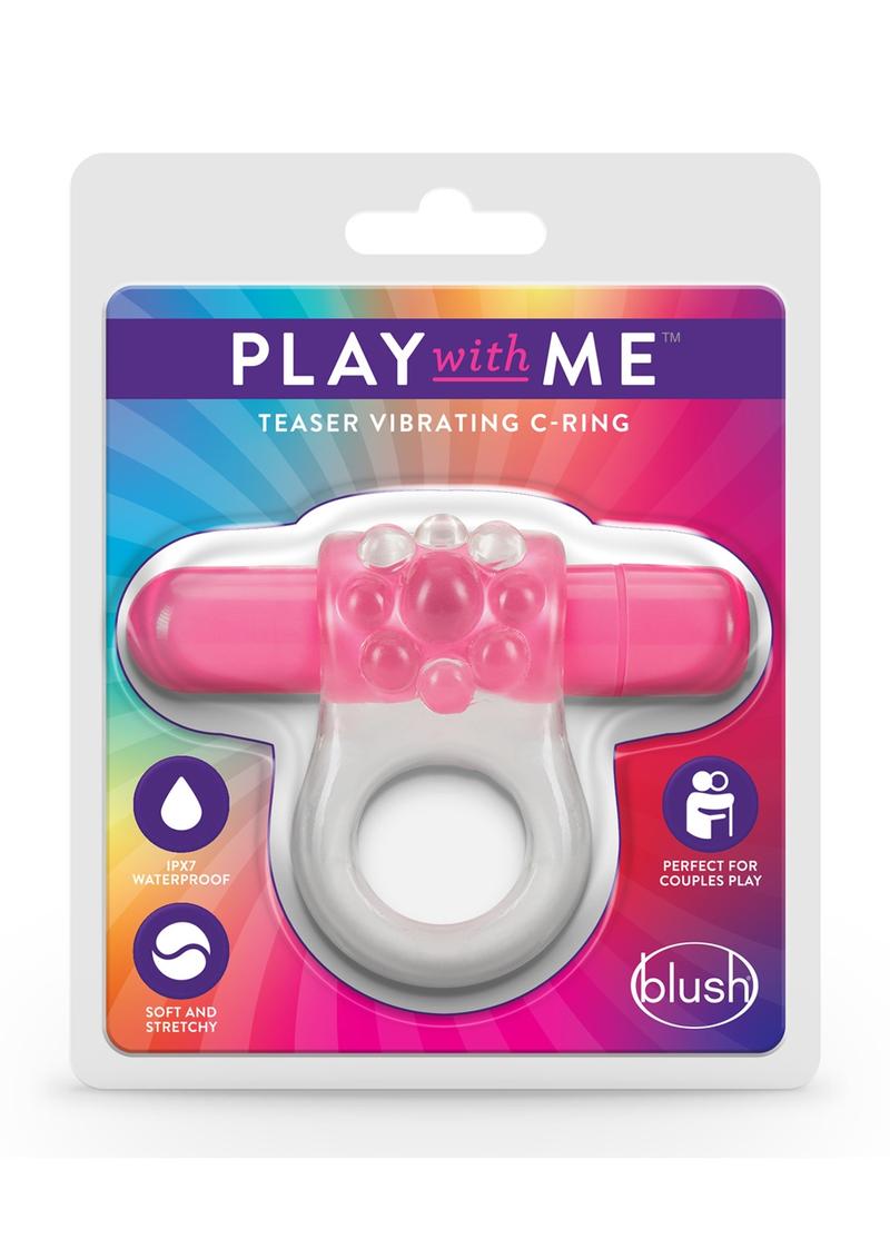 Play With Me Teaser Vibrating C Ring IPX7 Waterproof