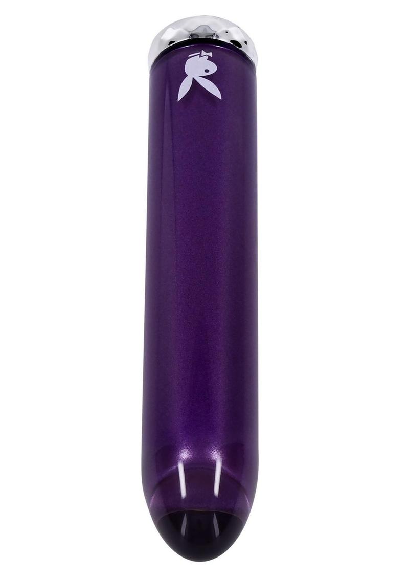 Playboy Amethyst Rechargeable Glass Vibrator