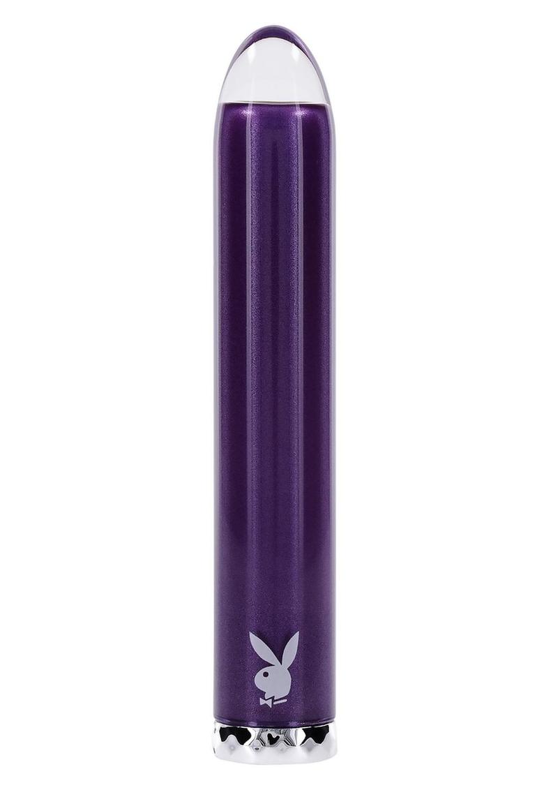 Playboy Amethyst Rechargeable Glass Vibrator