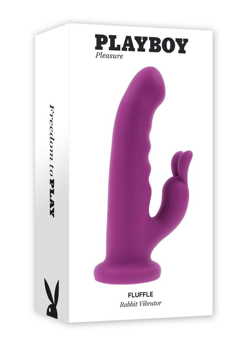 Playboy Fluffle Rechargeable Silicone Rabbit Vibrator