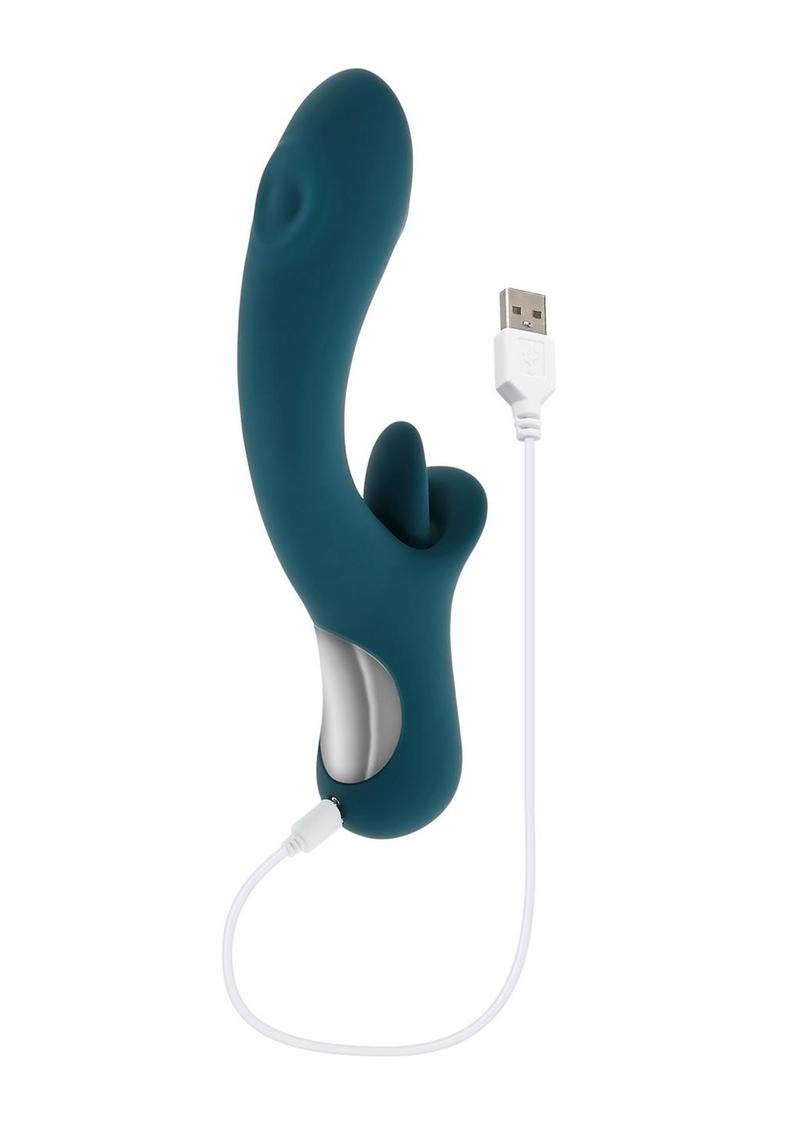 Playboy Harmony Tongue Vibrator Dual Stimulation Silicone Vibrator