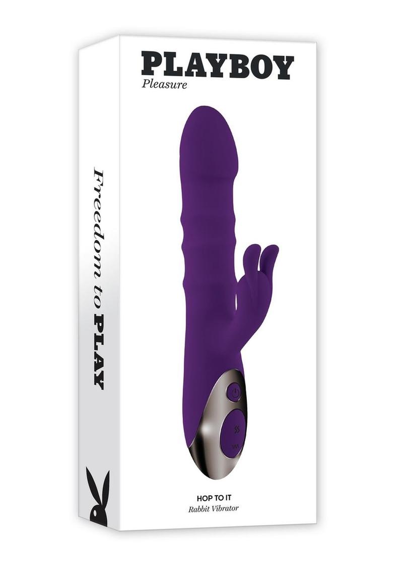 Playboy Hop-To-It Purple Rabbit Vibrator