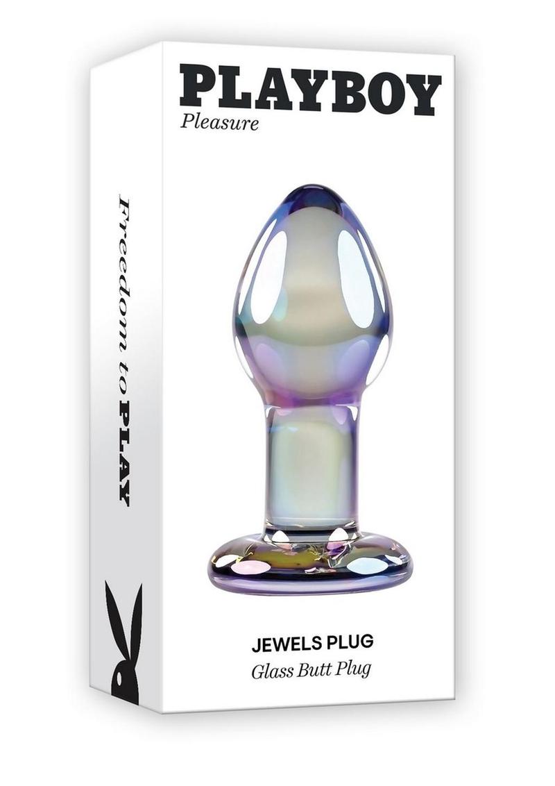 Playboy Jewels Glass Butt Plug