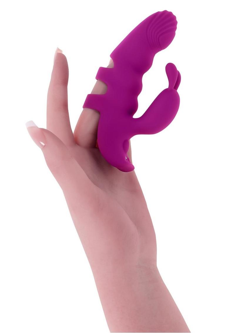 Playboy Lend a Hand Rechargeable Silicone Finger Vibrator