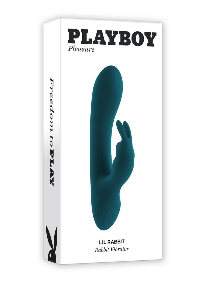 Playboy Lil’ Rabbit Teal Rechargeable Rabbit Vibrator