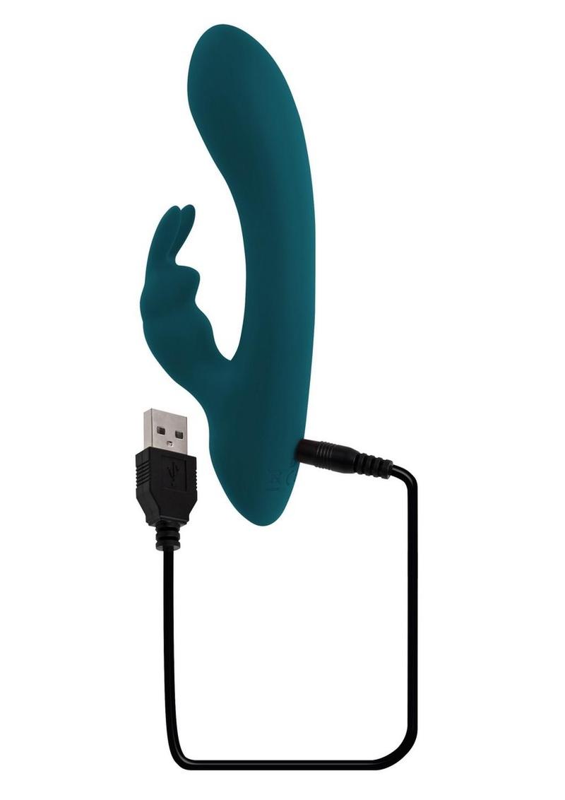 Playboy Lil’ Rabbit Teal Rechargeable Rabbit Vibrator