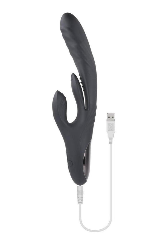 Playboy Rapid Rabbit Rechargeable Silicone Rabbit Vibrator