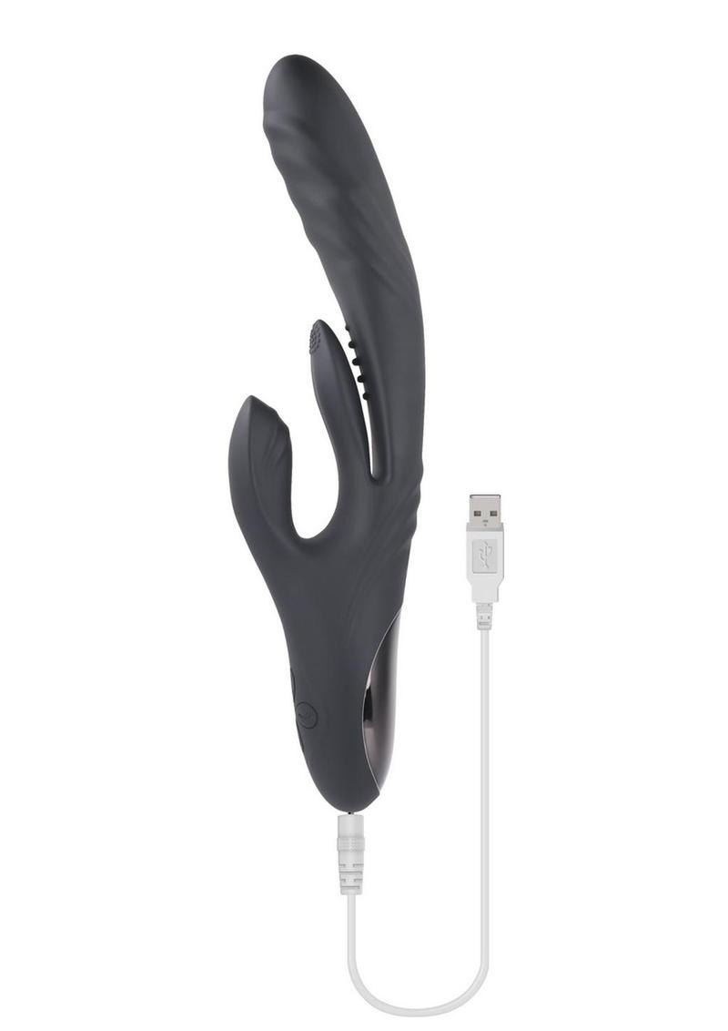 Playboy Rapid Rabbit Rechargeable Silicone Rabbit Vibrator