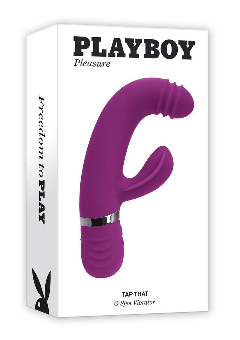 Playboy Pleasure Tap That G-Spot And Clitoral Silicone Vibrator