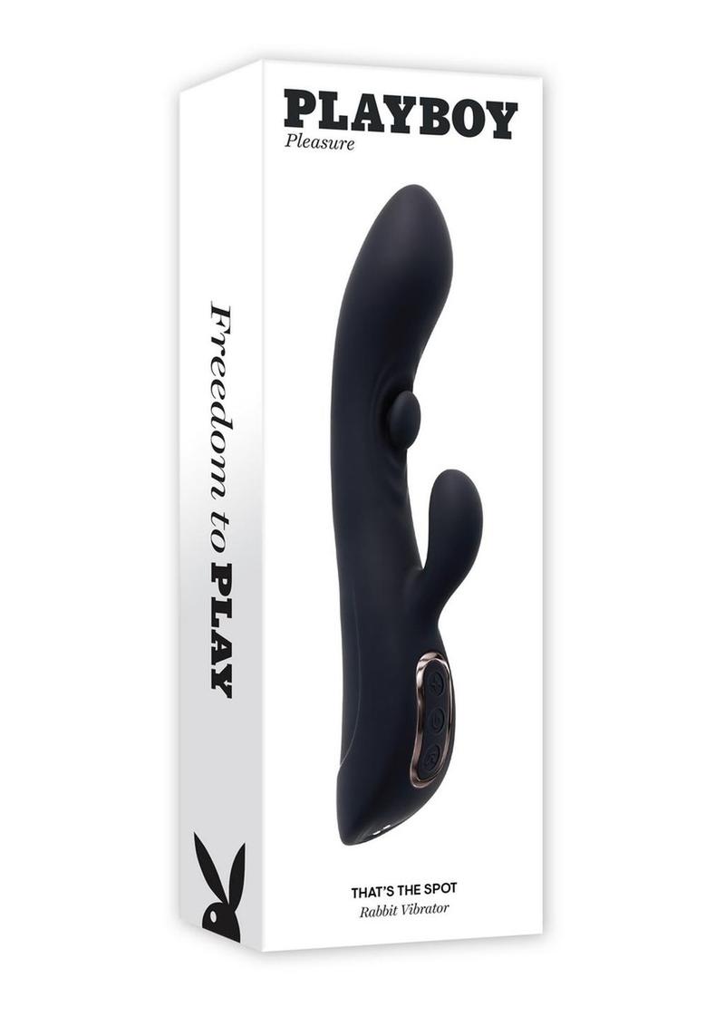 Playboy Pleasure That’s the Spot Dual Stimulating Rabbit Vibrator