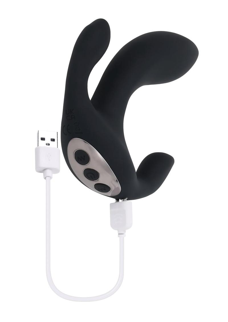 Playboy Triple Threat Rechargeable Multi Vibrator