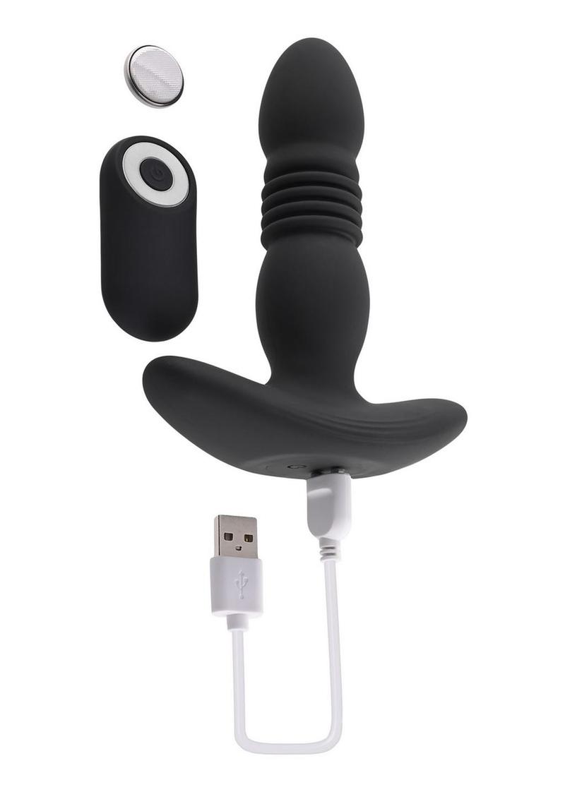 Playboy Trust The Thrust Silicone Thrusting Anal Plug