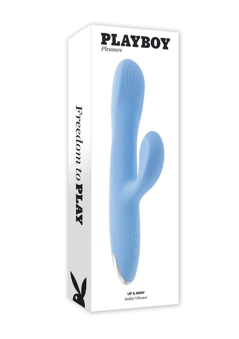 Playboy Up And Away Rechargeable Silicone Rabbit Vibrator