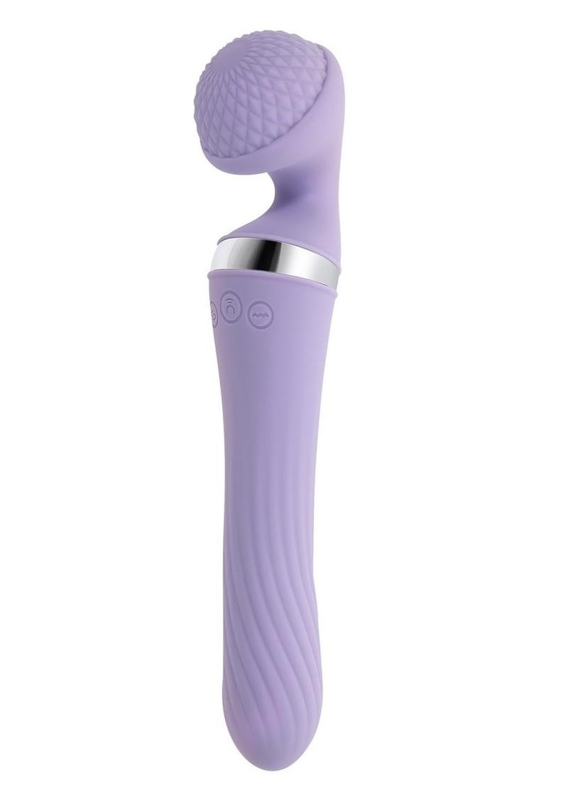 Playboy Vibrato Rechargeable Silicone Dual Ended Wand Vibrator