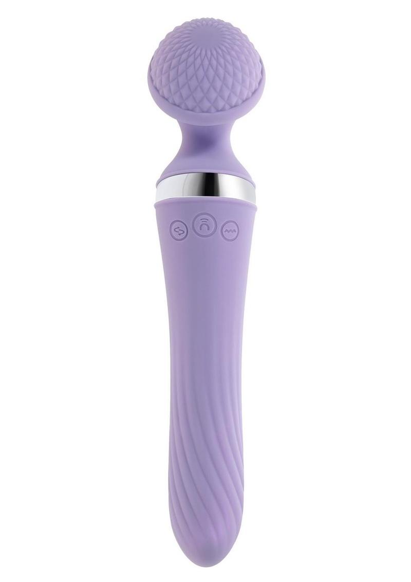 Playboy Vibrato Rechargeable Silicone Dual Ended Wand Vibrator