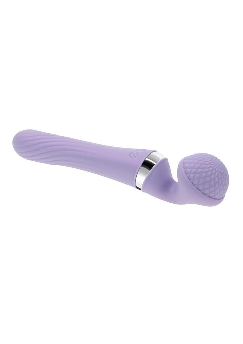 Playboy Vibrato Rechargeable Silicone Dual Ended Wand Vibrator