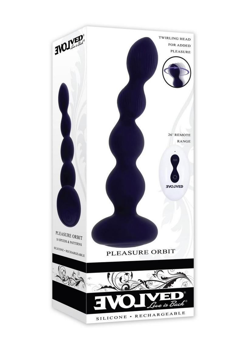 Evolved Pleasure Orbit Rechargeable Silicone Anal Beads