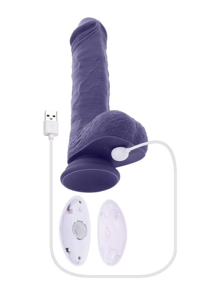 Evolved Pleasure Rider Remote-Controlled Thrusting Rechargeable Vibrator