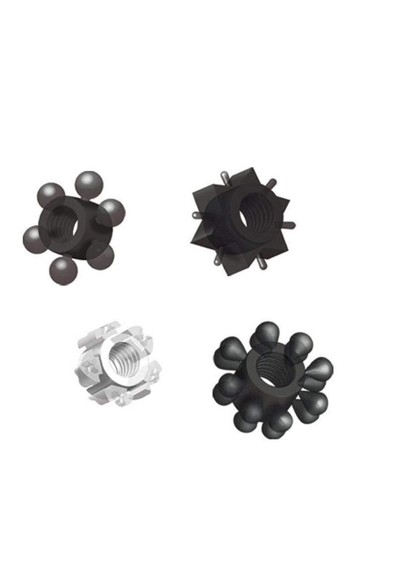 Wet Dreams Jelly Cock Rings 6 Pack Assorted Colors