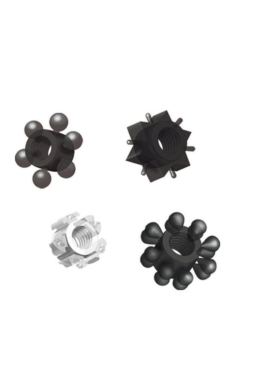 Wet Dreams Jelly Cock Rings 6 Pack Assorted Colors