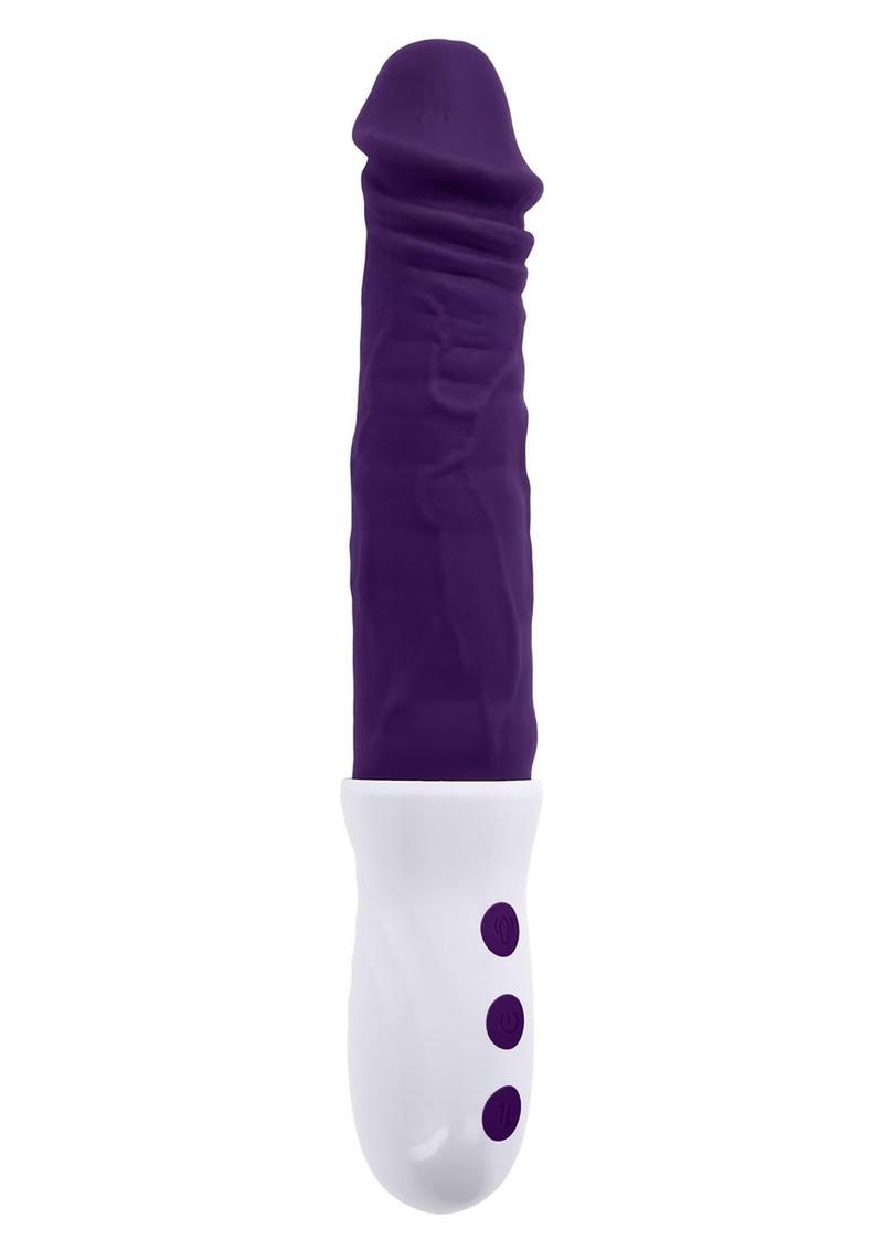 Evolved Plum Thrust Rechargeable Dildo