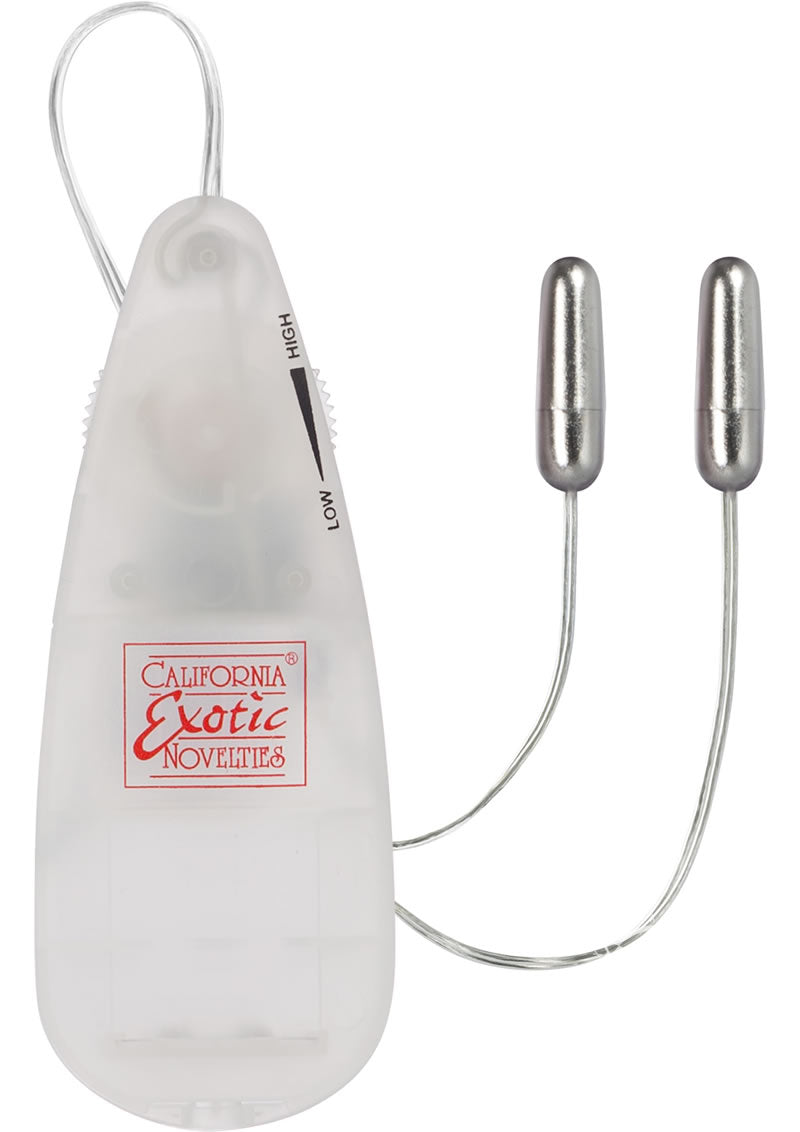 Pocket Exotics Dual Heated Whisper Bullets with Wired Remote Control