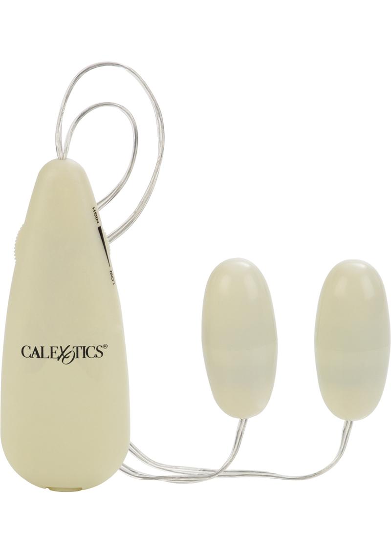 Pocket Exotics Glow in the Dark Double Bullets with Wired Remote Control