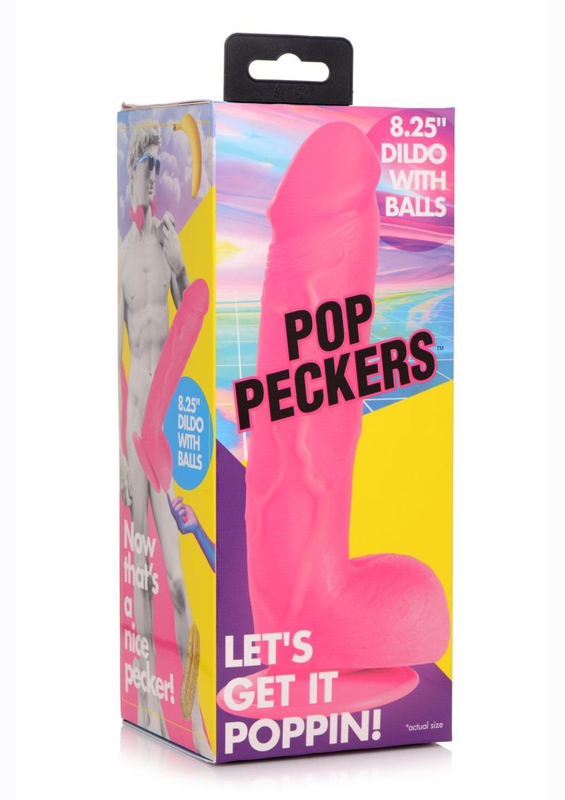 Pop Peckers Dildo With Balls
