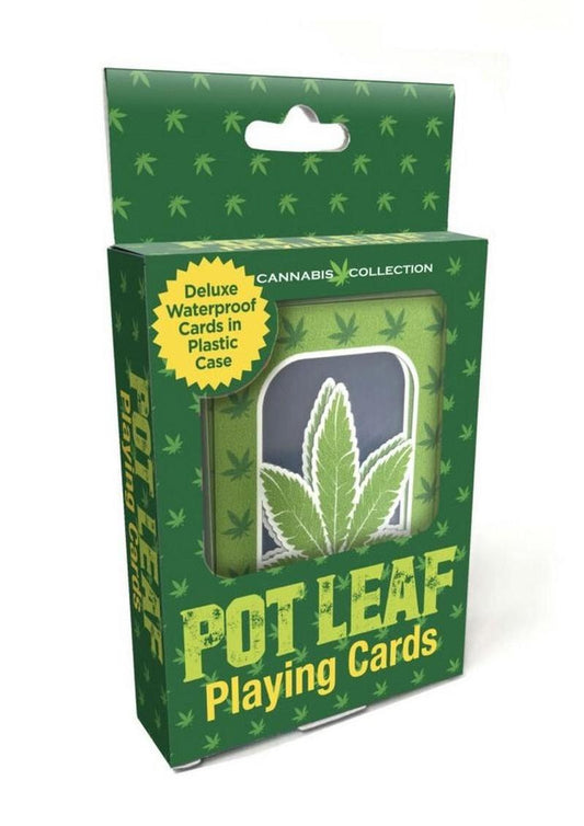 Pot Leaf Waterproof Playing Cards Deluxe Cannabis Collection