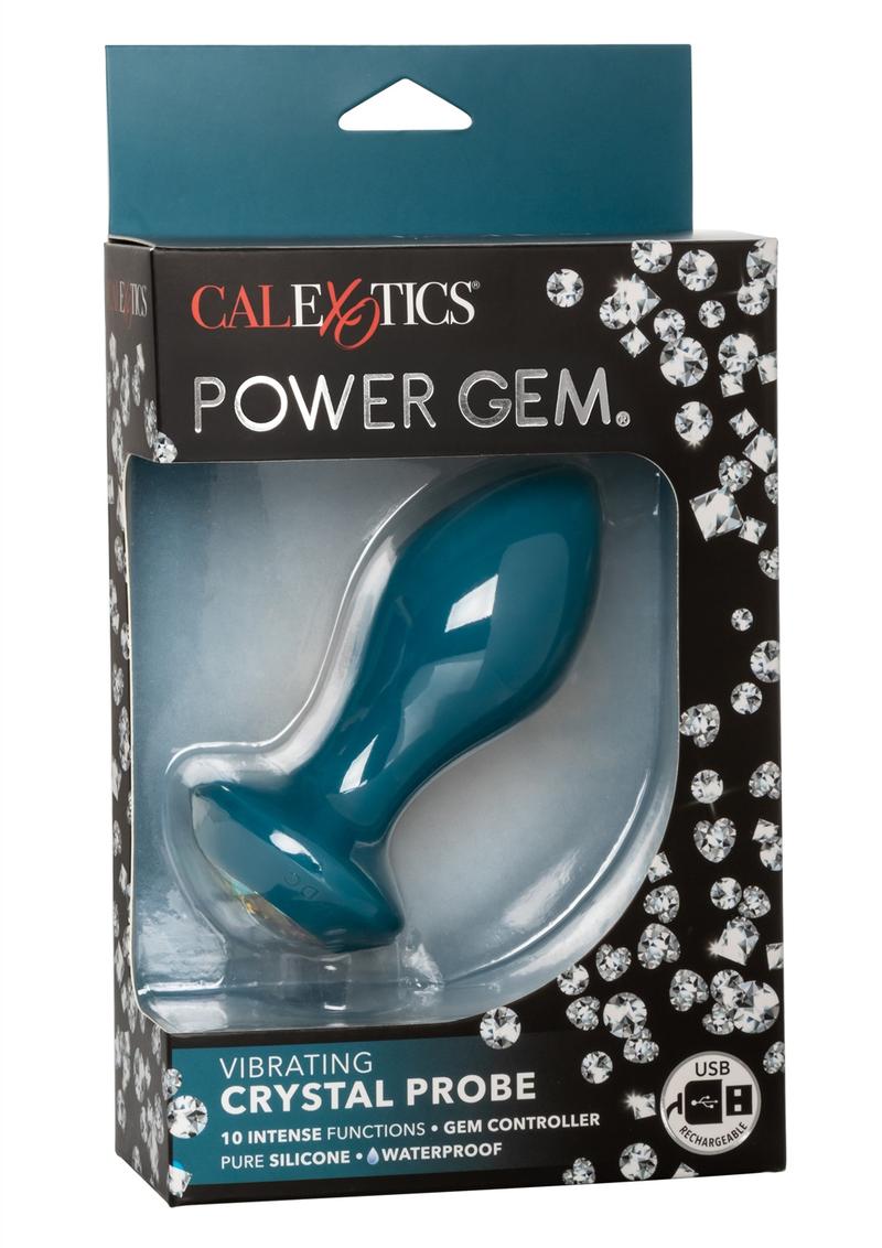 CalExotics Power Gem Vibrating Crystal Probe Butt Plug