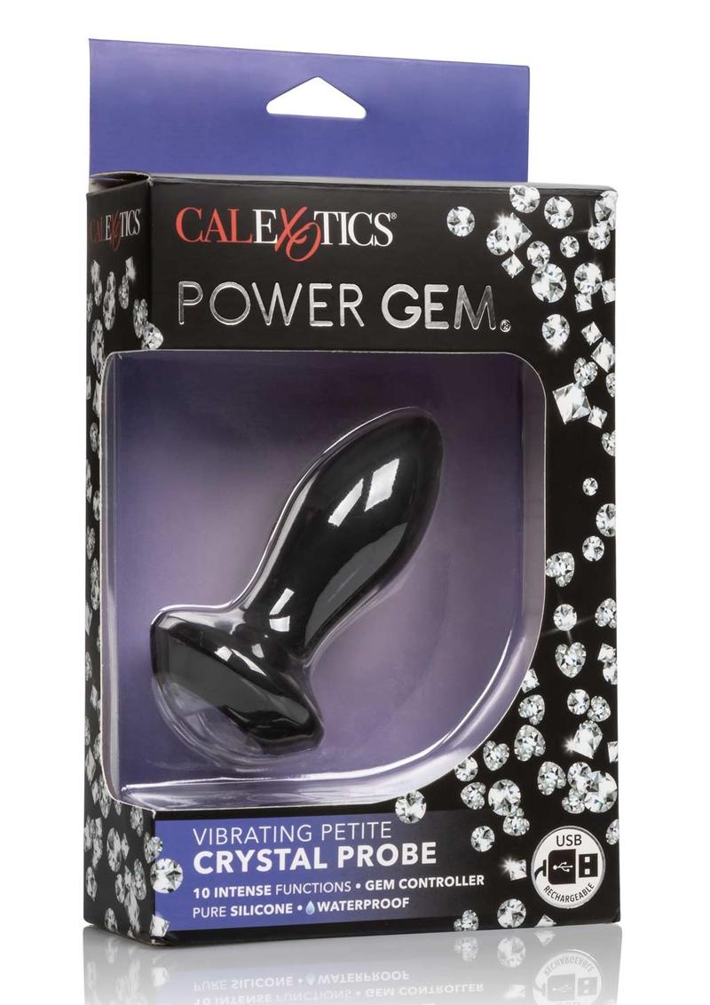 CalExotics Power Gem Vibrating Petite Crystal Probe Plug