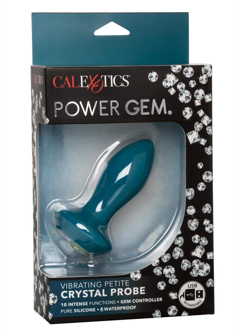 CalExotics Power Gem Vibrating Petite Crystal Probe Plug
