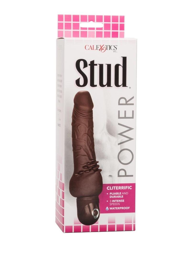 Power Stud Clitterrific Waterproof And Vibrating Dildo