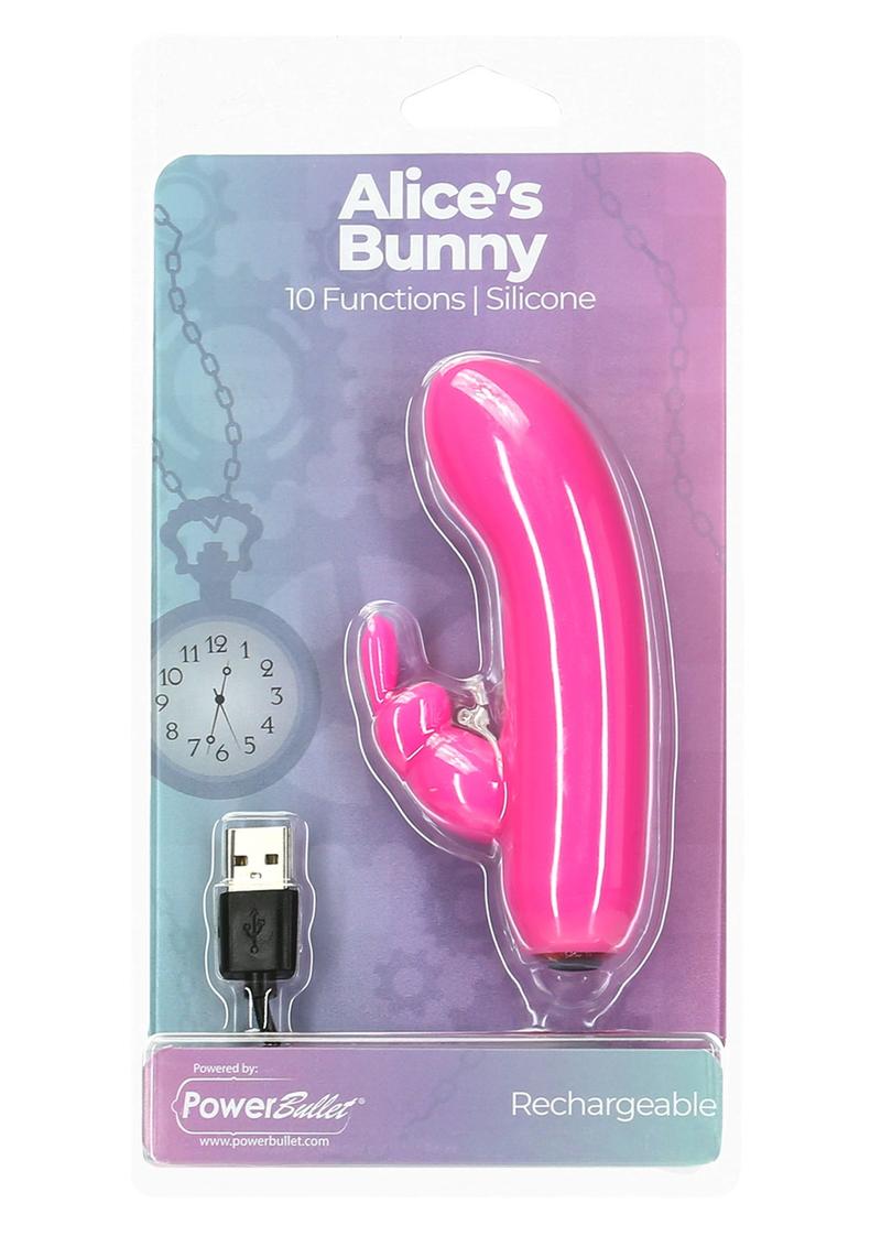Alice’s Bunny Soft Silicone Bunny Vibe For Intimate Delight
