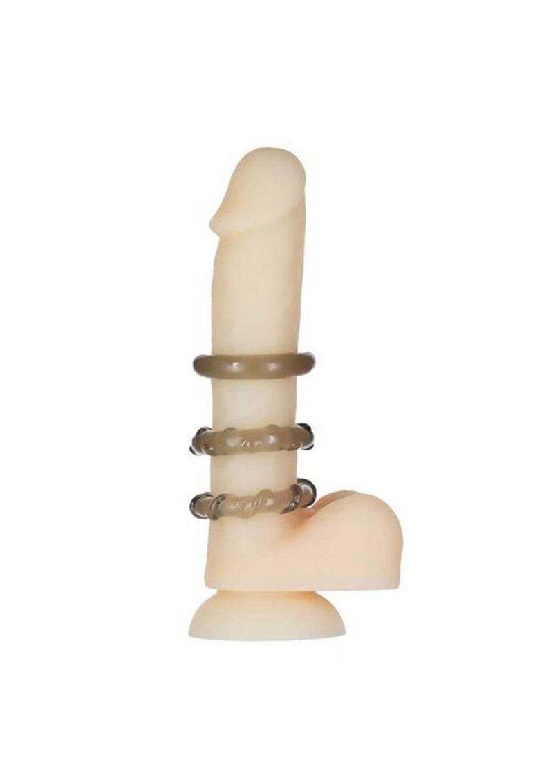 PowerBullet Got Big Dick Super Stretch Cock Rings