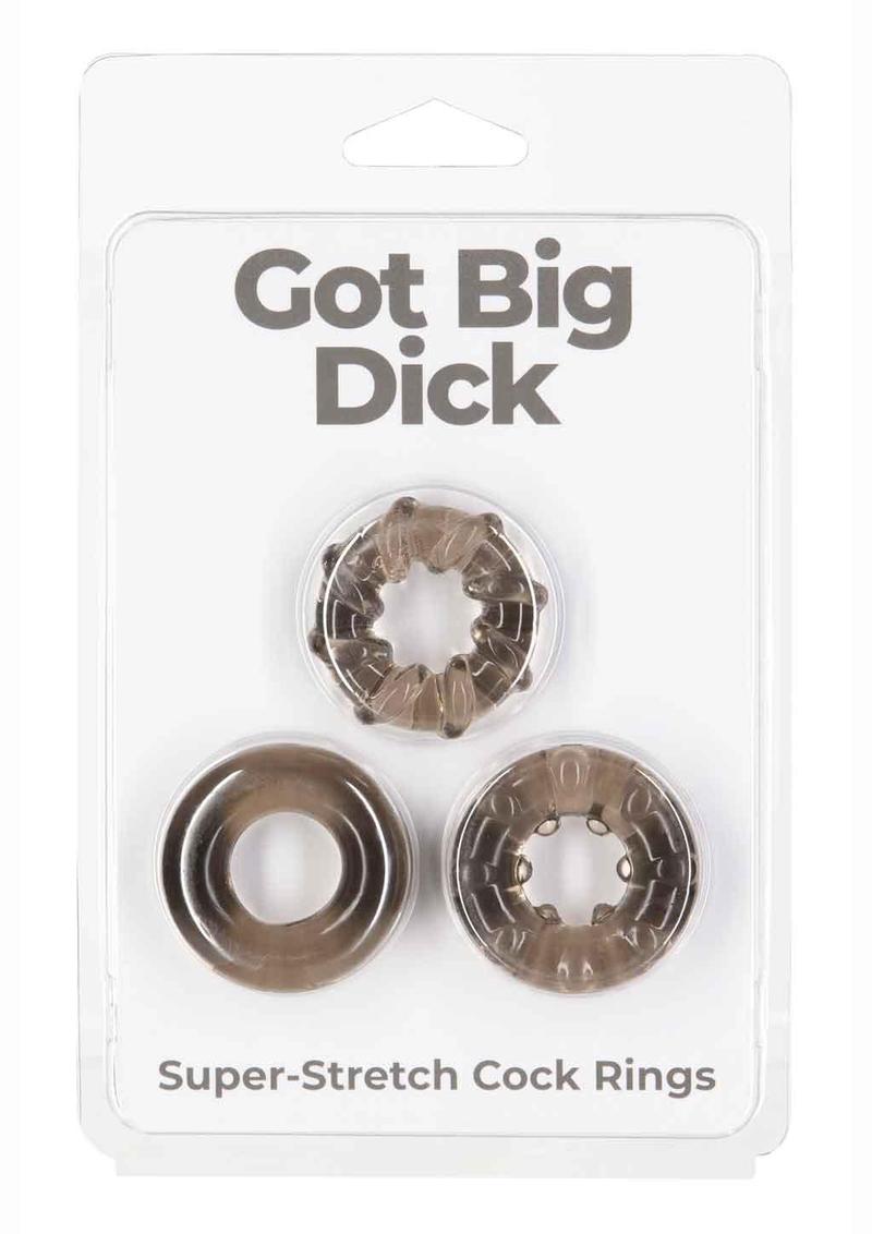 PowerBullet Got Big Dick Super Stretch Cock Rings