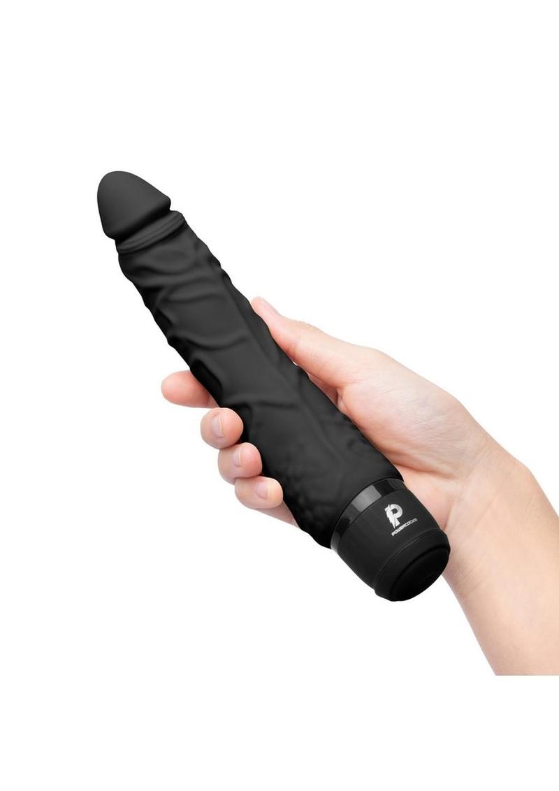 Power Cock Realistic Silicone Vibrator with Deep Vibration