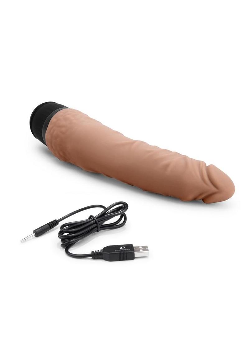 Power Cock Realistic Silicone Vibrator with Deep Vibration