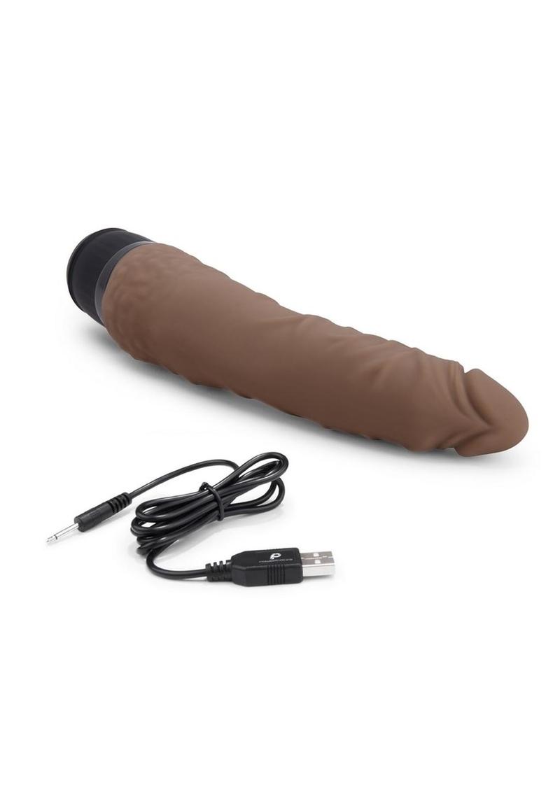 Power Cock Realistic Silicone Vibrator with Deep Vibration