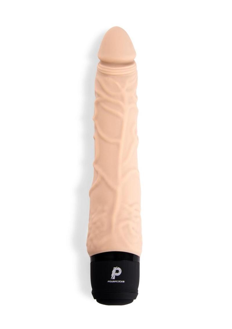 Power Cock Realistic Silicone Vibrator with Deep Vibration