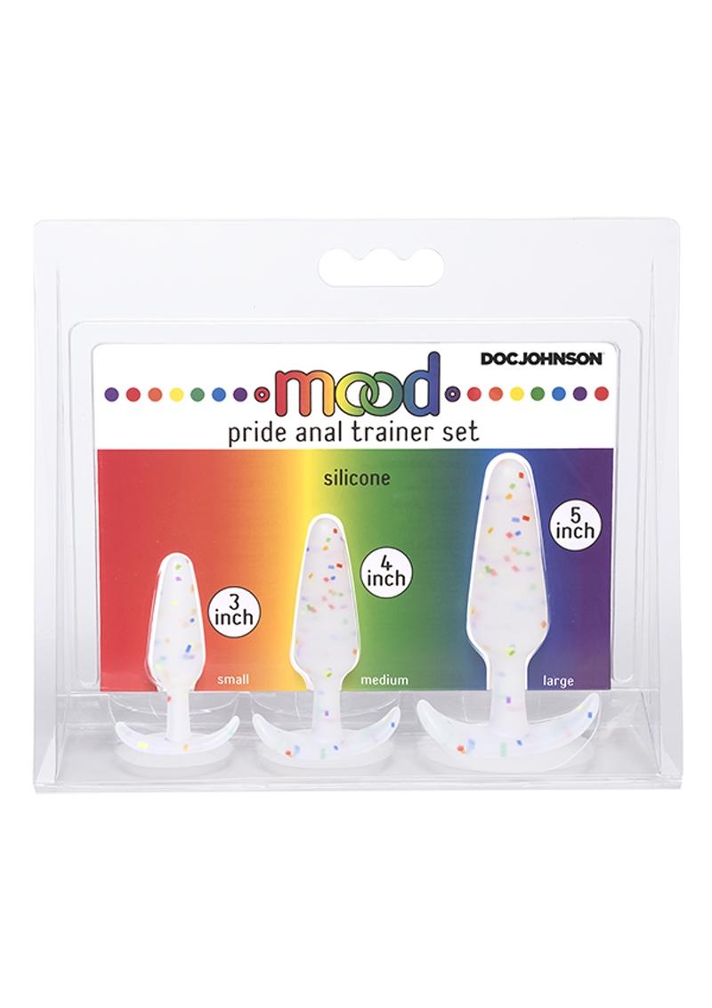 Mood Pride Anal Trainer Set Silicone Multicolor