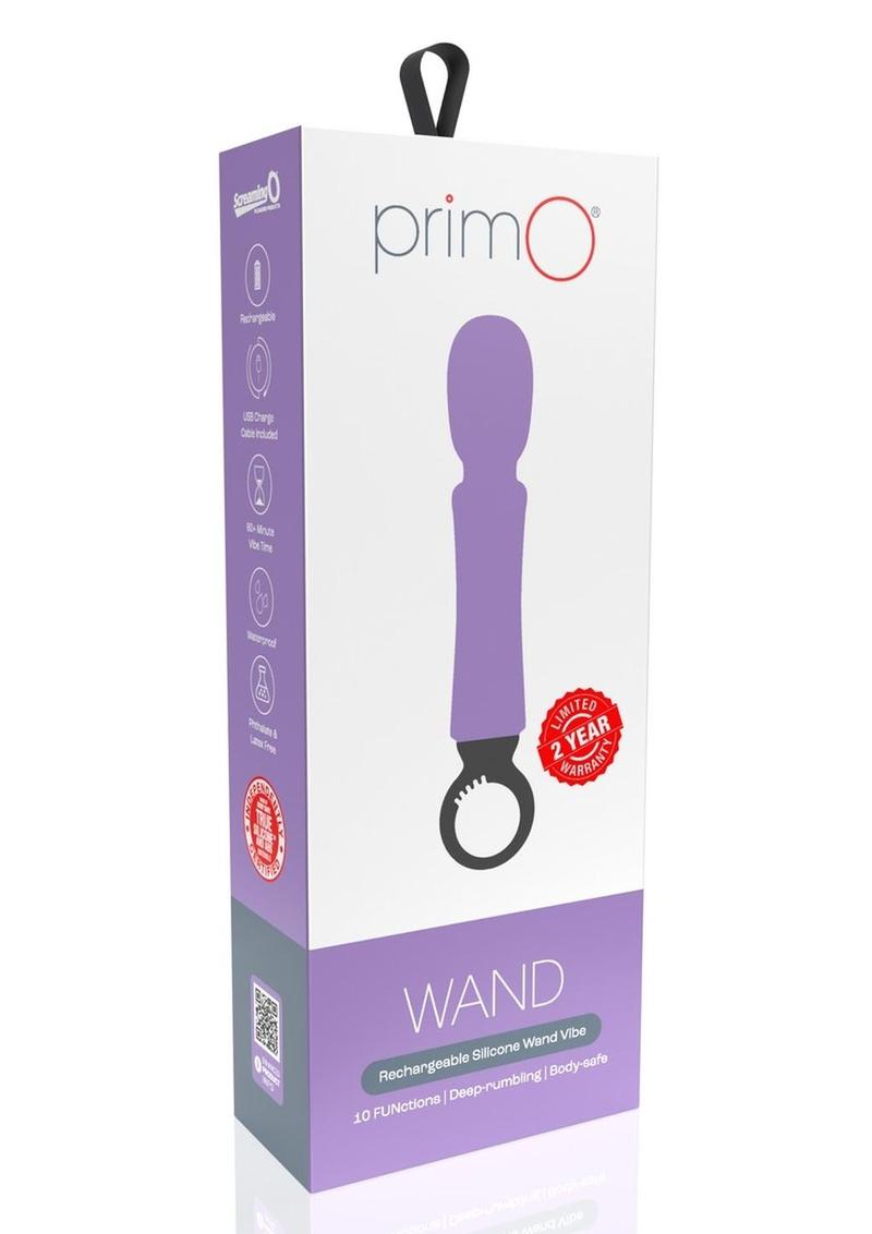 Primo Rechargeable Silicone Wand Vibe