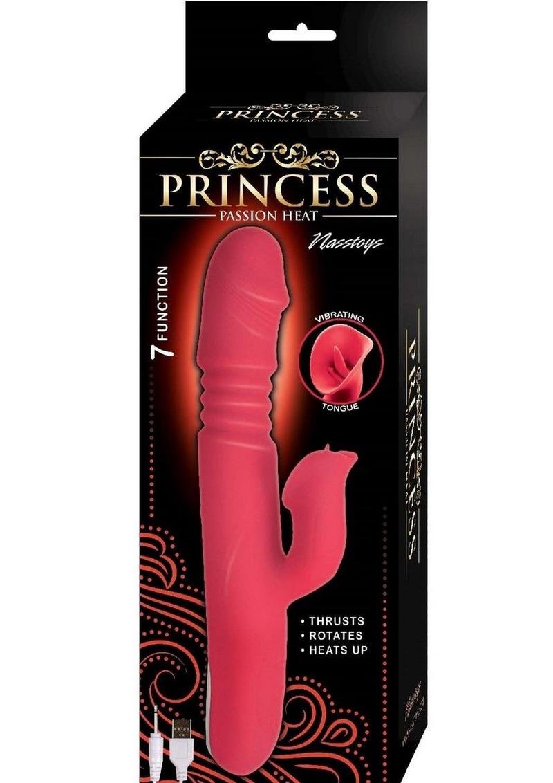 Princess Passion Heat Rechargeable Coral Silicone Warming Vibrator